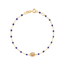 Gigi Clozeau - Bracelet bébé prusse Madone or jaune, 13 cm