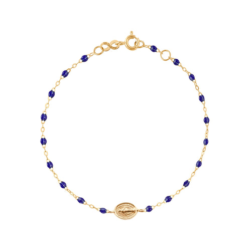 Gigi Clozeau - Bracelet bébé prusse Madone or jaune, 13 cm
