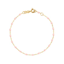 Gigi Clozeau - Bracelet bébé rose bébé Classique Gigi, or jaune, 13 cm