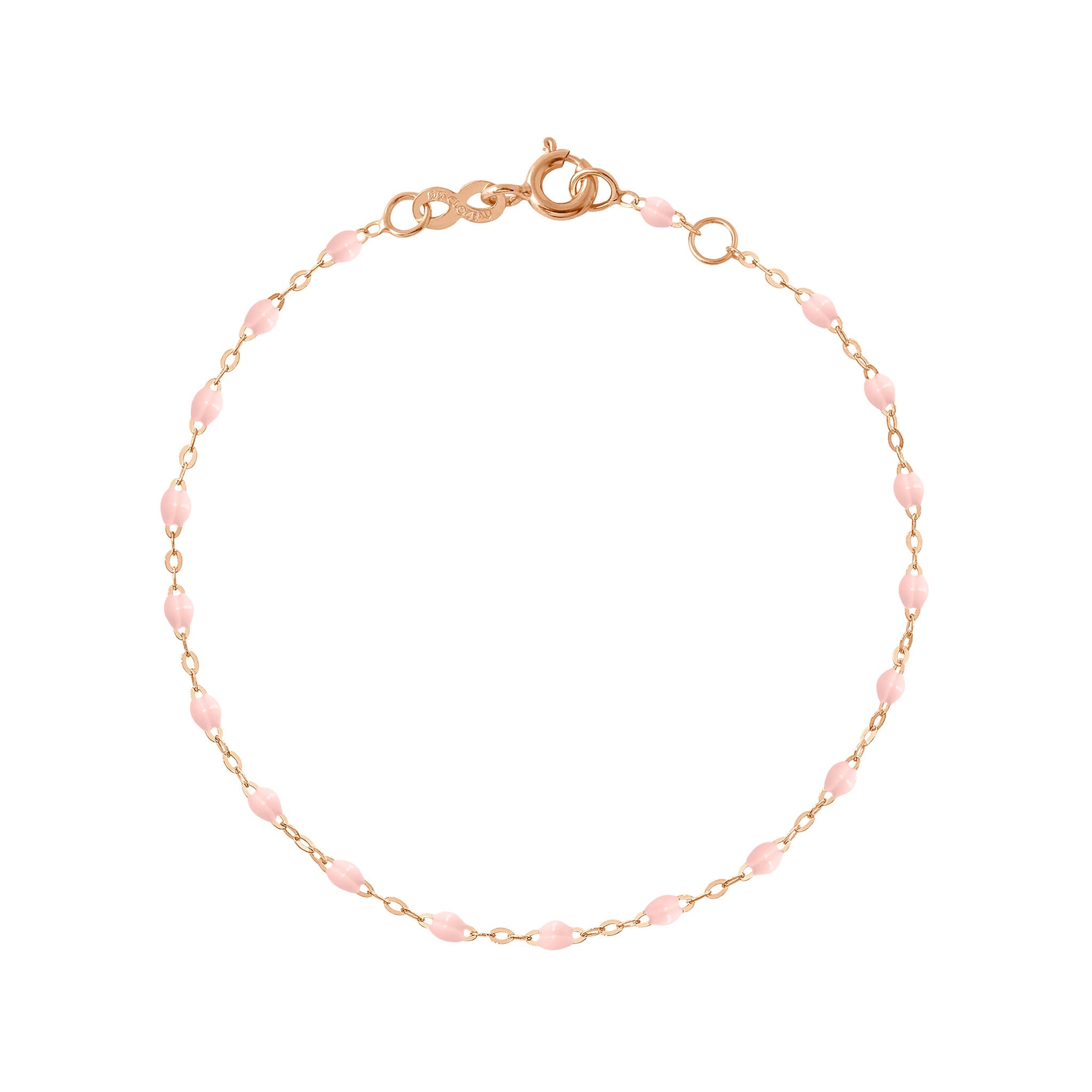 Gigi Clozeau - Bracelet bébé rose bébé Classique Gigi, or rose, 13 cm