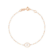 Gigi Clozeau - Bracelet blanc Etoile du Nord diamant, or rose, 17 cm