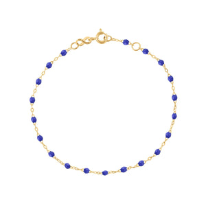 Gigi Clozeau - Bracelet bleuet Classique Gigi, or jaune, 15 cm