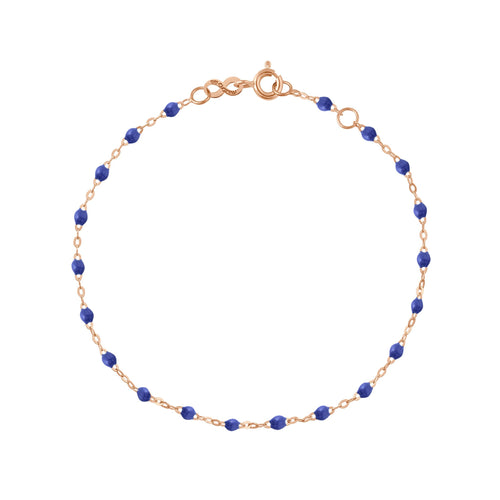 Gigi Clozeau - Bracelet bleuet Classique Gigi, or rose, 17 cm