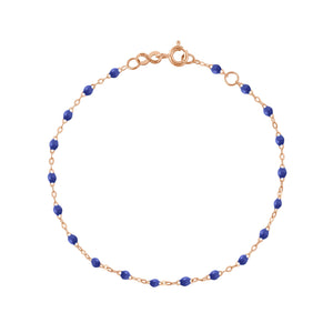 Gigi Clozeau - Bracelet bleuet Classique Gigi, or rose, 18 cm