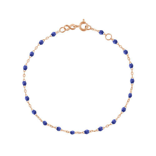 Gigi Clozeau - Bracelet bleuet Classique Gigi, or rose, 19 cm