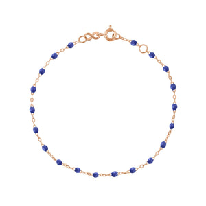 Gigi Clozeau - Bracelet bleuet Classique Gigi, or rose, 19 cm