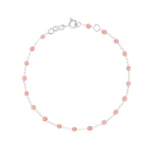 Gigi Clozeau - Bracelet blush Classique Gigi, or blanc, 15 cm