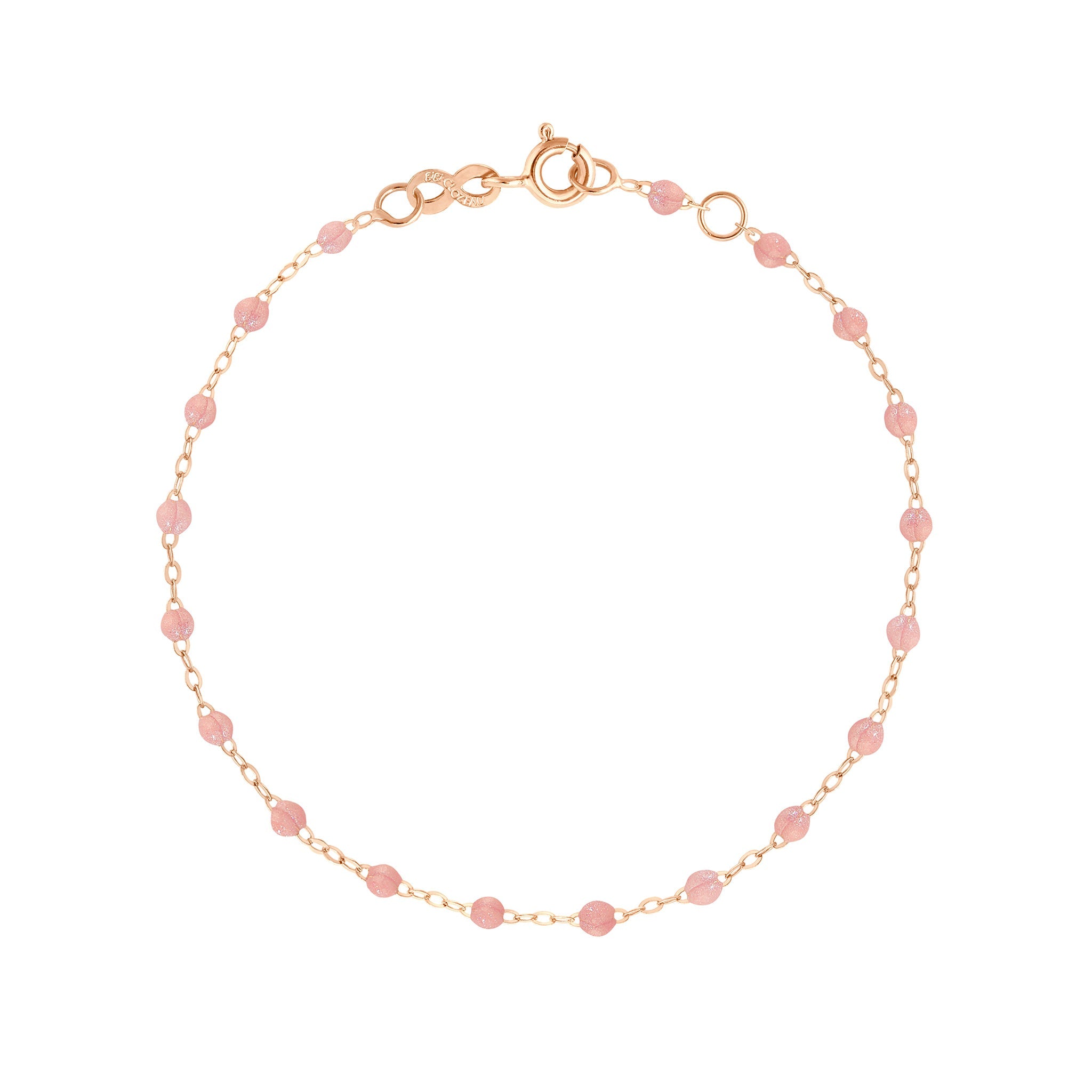 Gigi Clozeau - Bracelet blush Classique Gigi, or rose, 17 cm