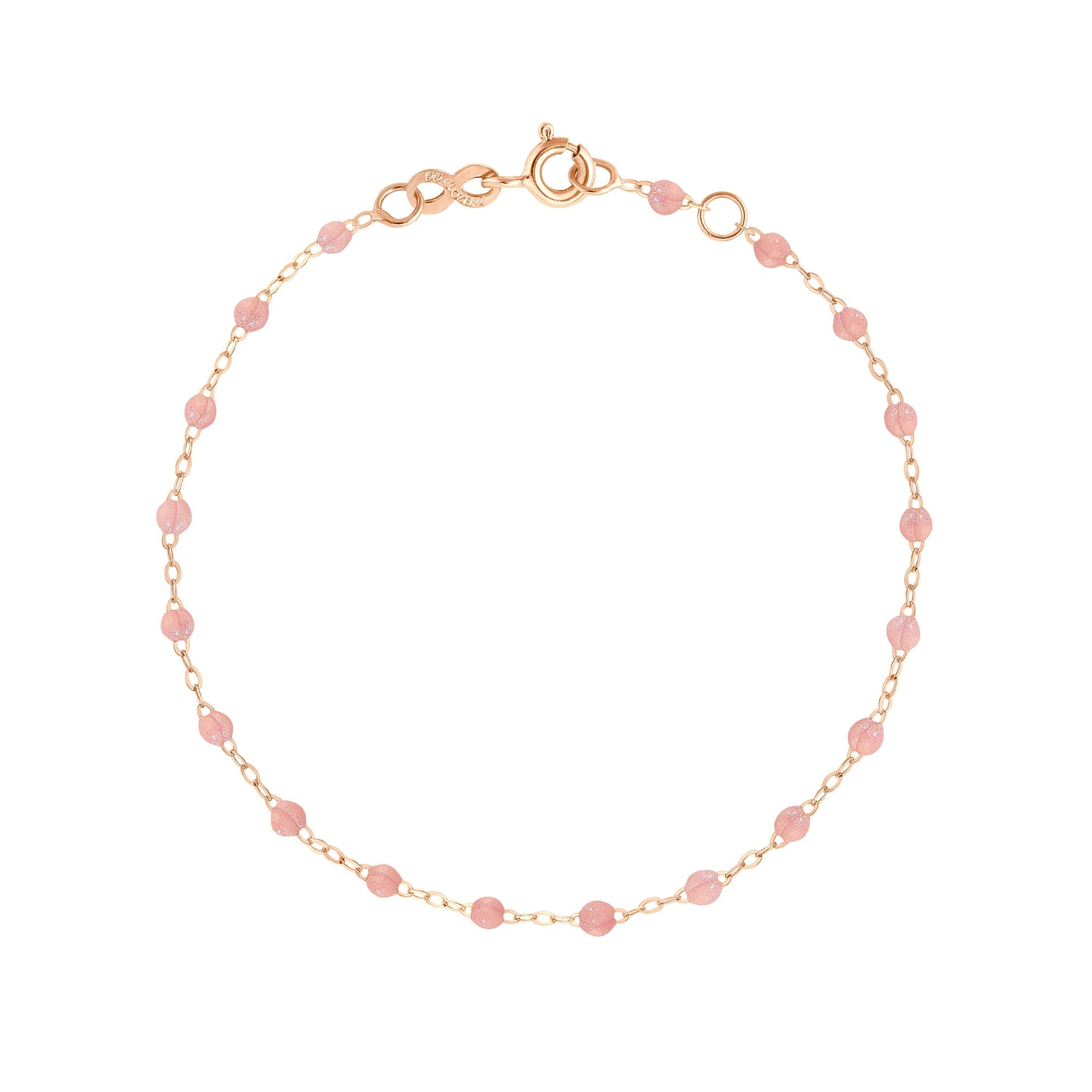 Gigi Clozeau - Bracelet blush Classique Gigi, or rose, 19 cm