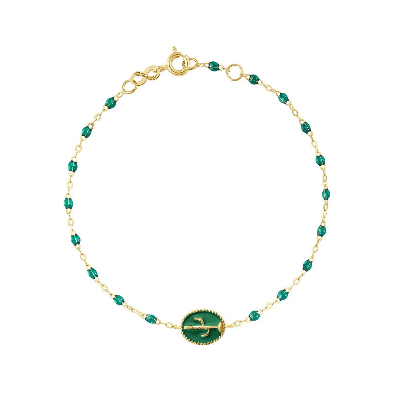 Cactus Classic Gigi Emerald bracelet Yellow Gold 17 cm Gigi