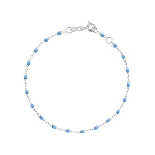 Gigi Clozeau - Bracelet ciel Classique Gigi, or blanc, 17 cm