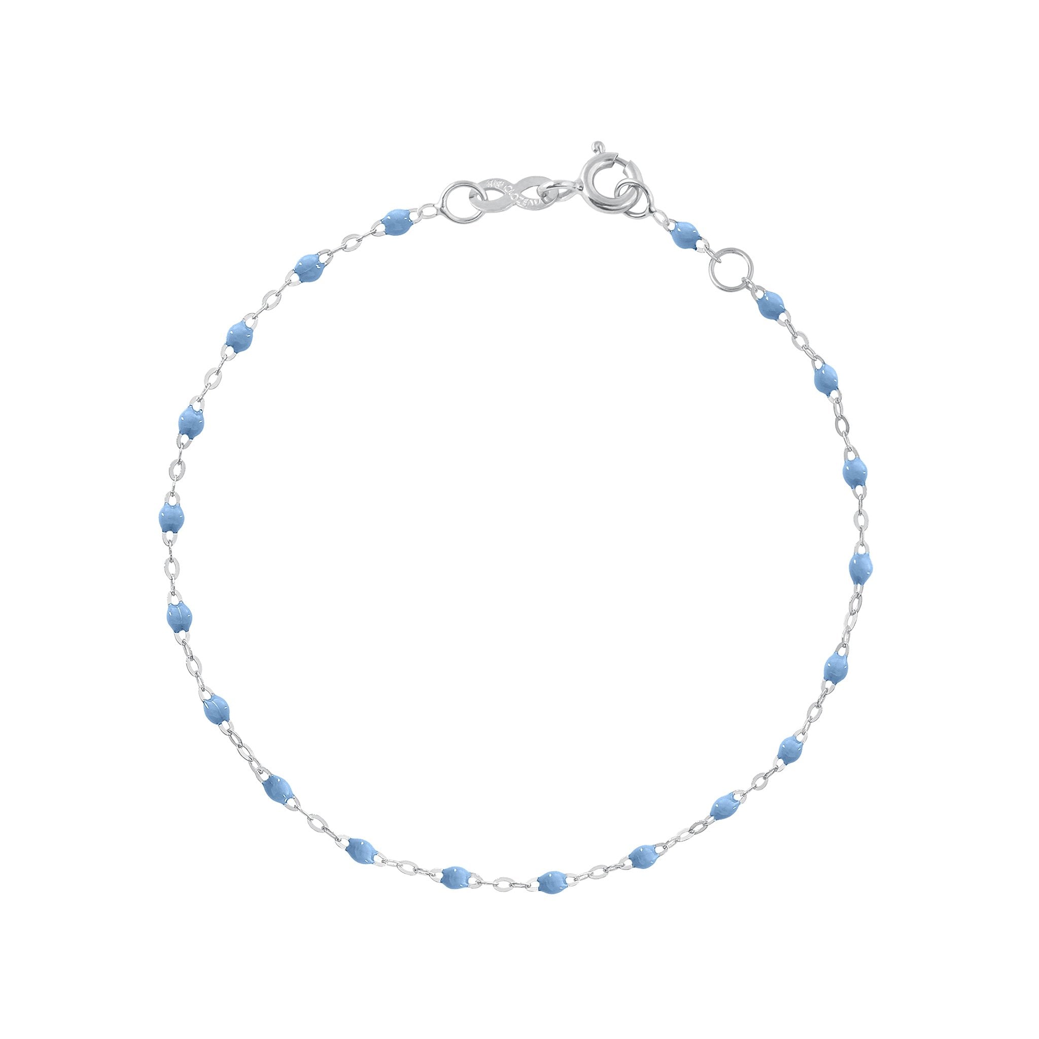 Gigi Clozeau - Bracelet ciel Classique Gigi, or blanc, 18 cm