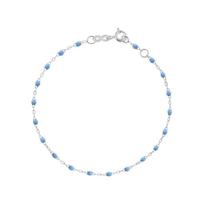 Gigi Clozeau - Bracelet ciel Classique Gigi, or blanc, 18 cm