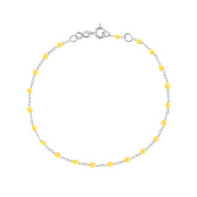 Gigi Clozeau - Bracelet citron Classique Gigi, or blanc, 18 cm