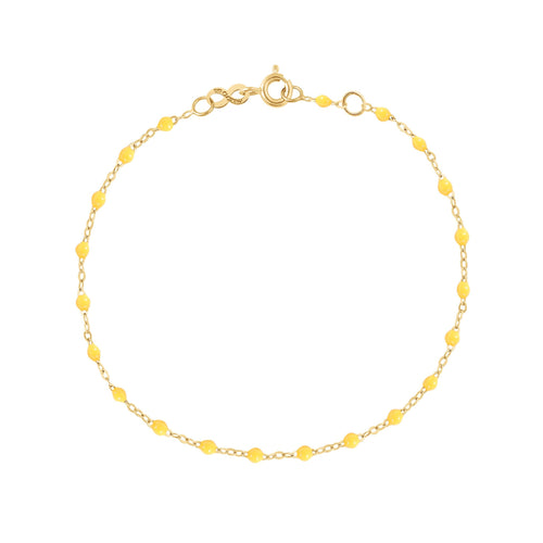 Gigi Clozeau - Bracelet citron Classique Gigi, or jaune, 17 cm