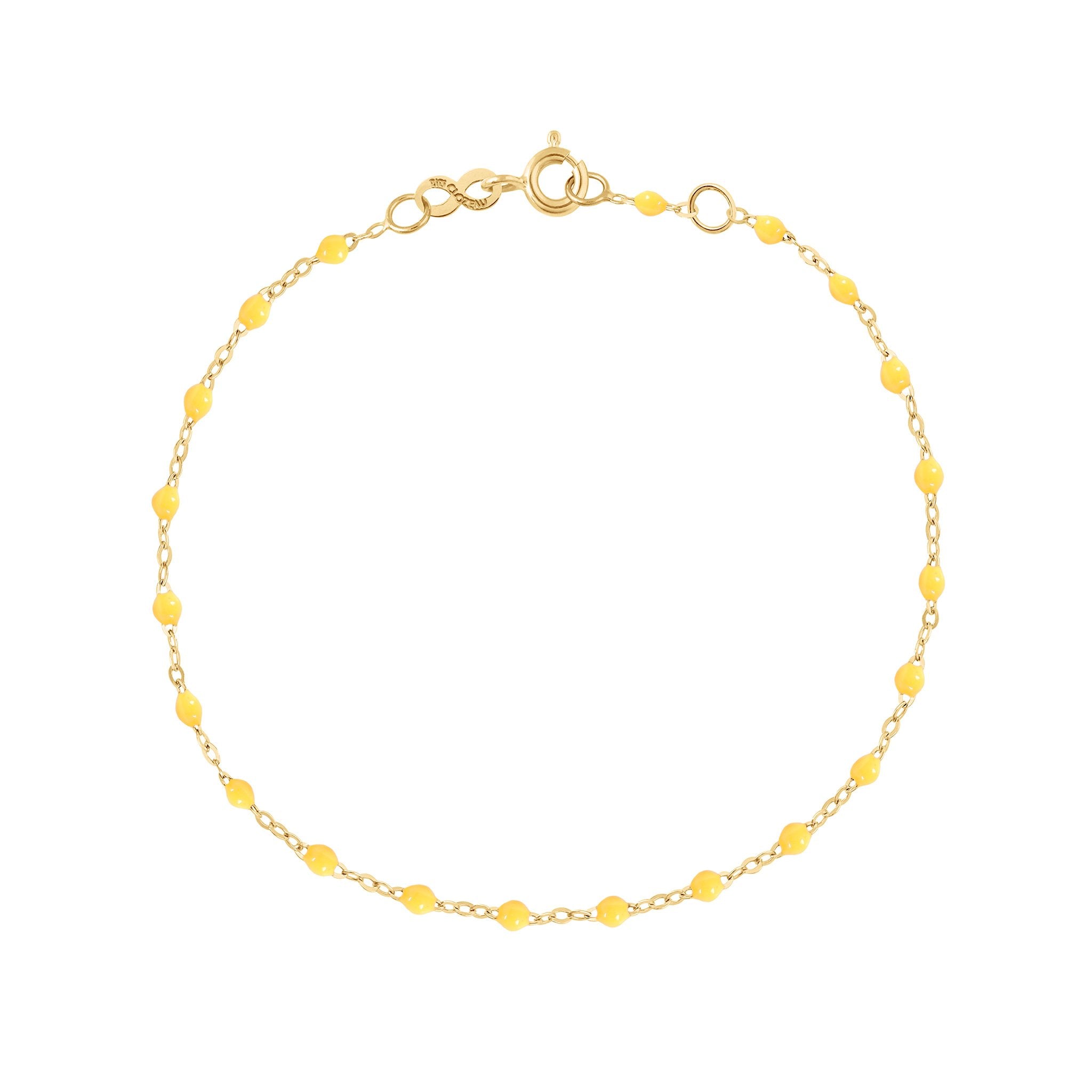 Gigi Clozeau - Bracelet citron Classique Gigi, or jaune, 18 cm
