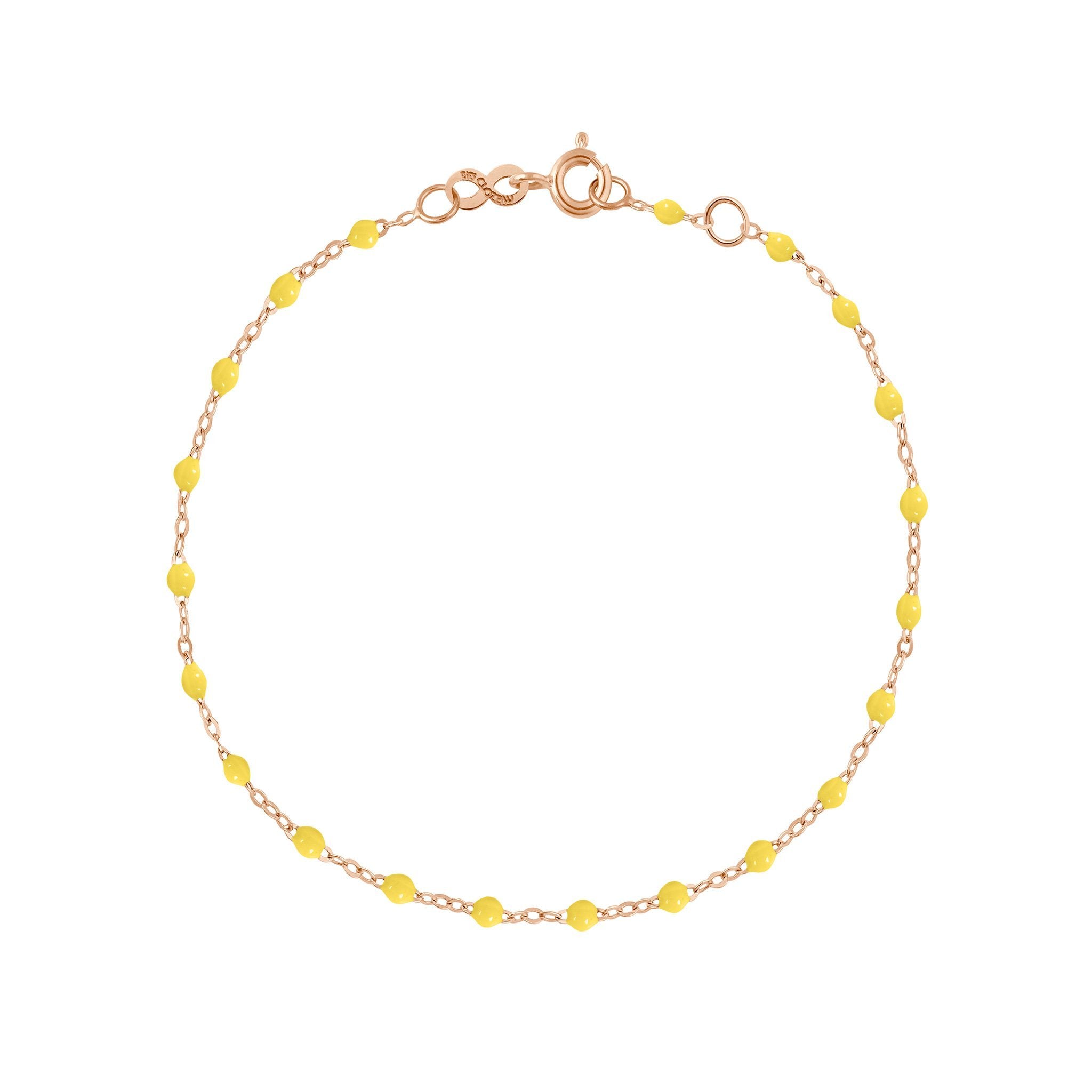 Gigi Clozeau - Bracelet citron Classique Gigi, or rose, 15 cm