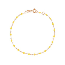 Gigi Clozeau - Bracelet citron Classique Gigi, or rose, 15 cm