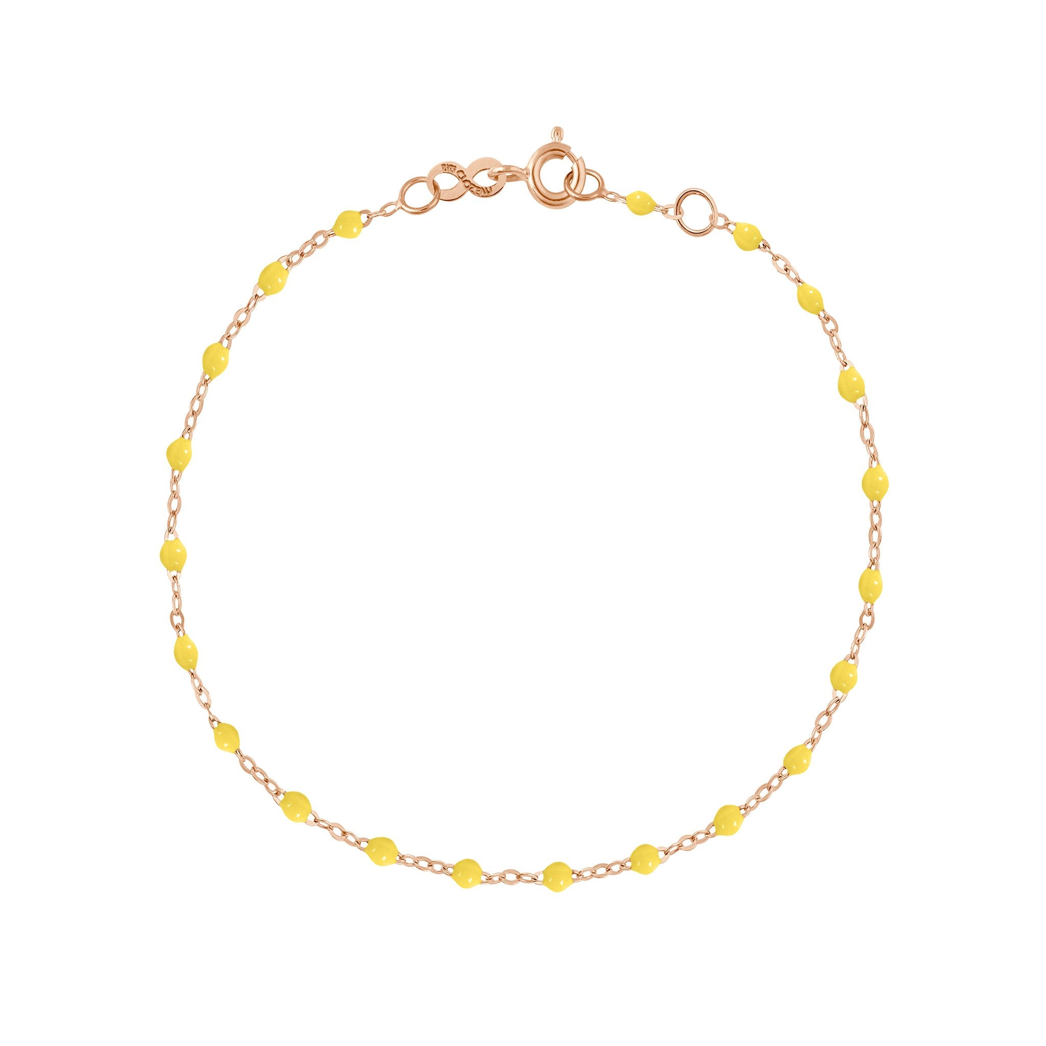Gigi Clozeau - Bracelet citron Classique Gigi, or rose, 18 cm