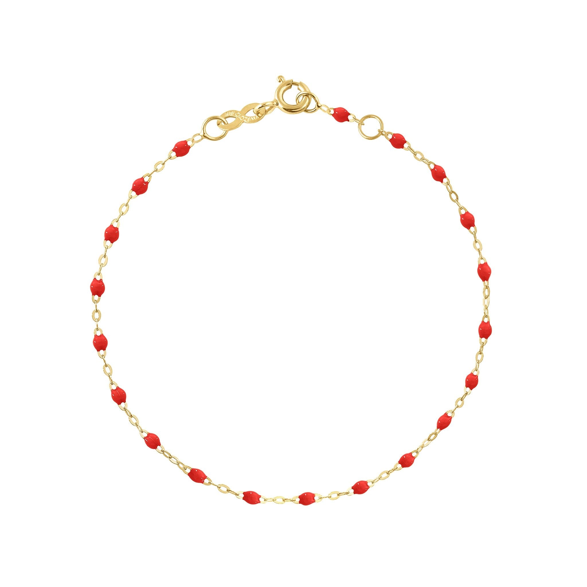 Gigi Clozeau - Bracelet coquelicot Classique Gigi, or jaune, 19 cm