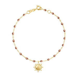 Gigi Clozeau - Bracelet cuivre Soleil, or jaune, 17 cm