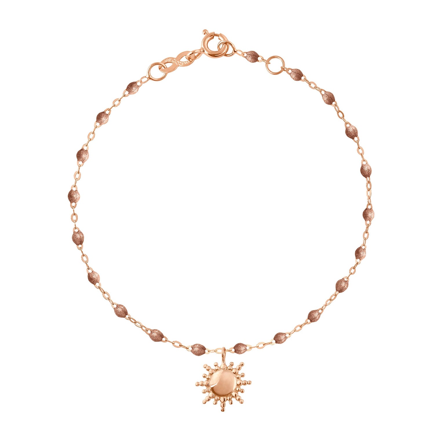 Gigi Clozeau - Bracelet cuivre Soleil, or rose, 17 cm