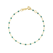 Gigi Clozeau - Bracelet émeraude Classique Gigi, or jaune, 19 cm