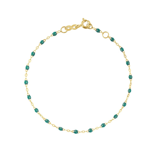 Gigi Clozeau - Bracelet émeraude Classique Gigi, or jaune, 19 cm
