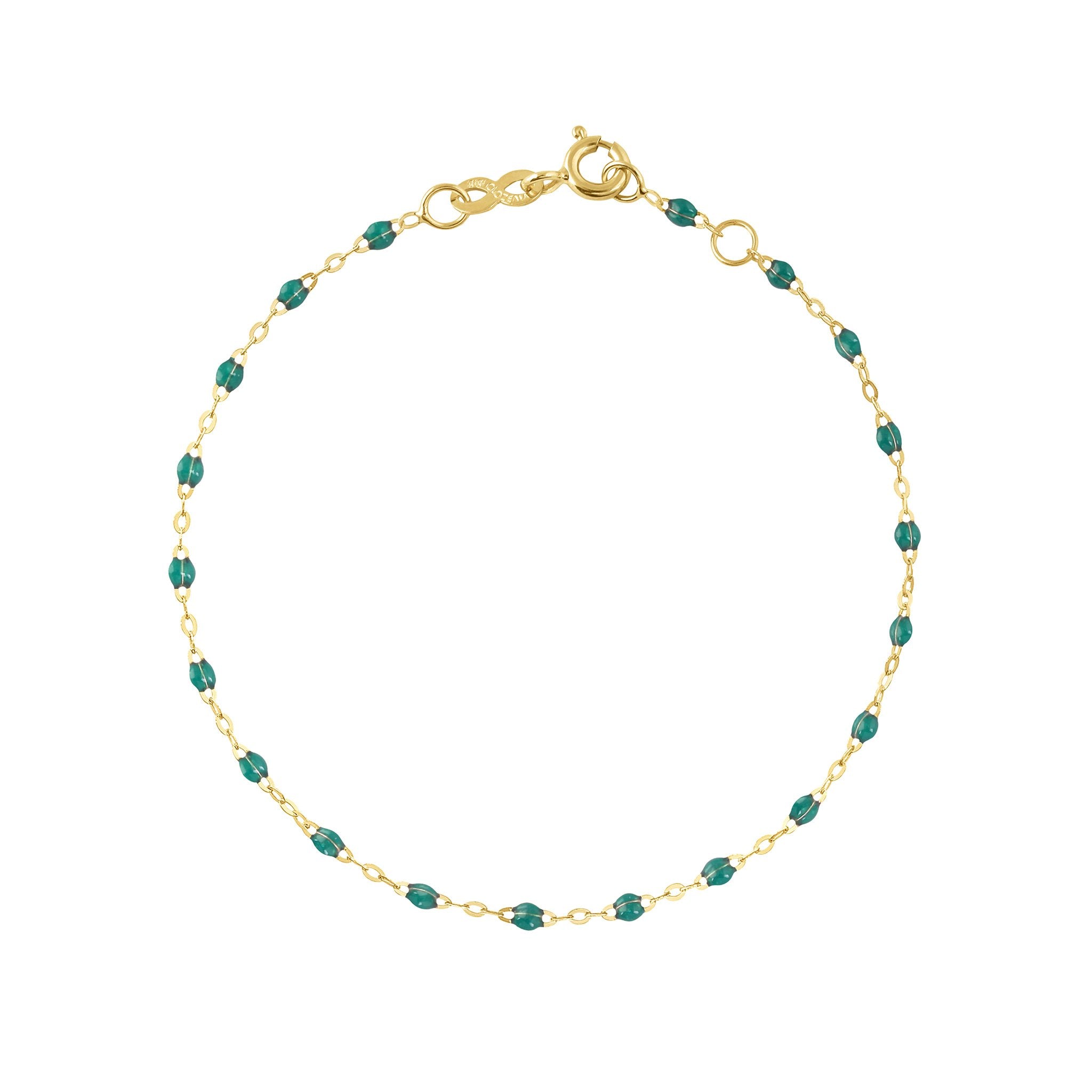 Gigi Clozeau - Bracelet émeraude Classique Gigi, or jaune, 18 cm