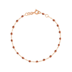 Gigi Clozeau - Bracelet fauve Classique Gigi, or rose, 15 cm