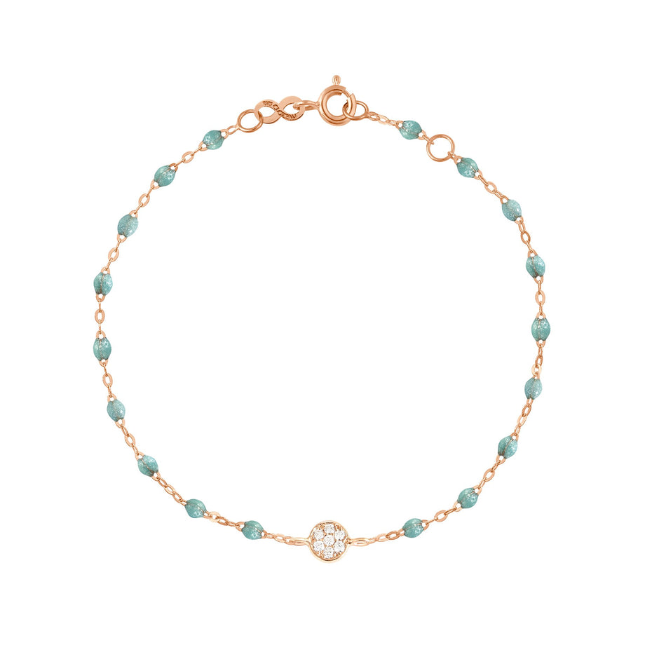Gigi Clozeau - Bracelet glacier Puce diamants, or rose, 17 cm