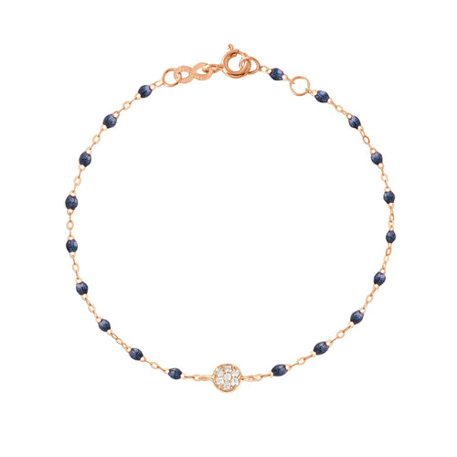 Gigi Clozeau - Bracelet Ice Puce diamants, or rose, 17 cm