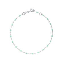 Gigi Clozeau - Bracelet jade Classique Gigi, or blanc, 18 cm