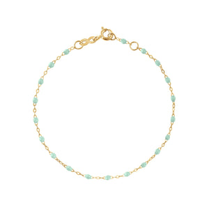 Gigi Clozeau - Bracelet jade Classique Gigi, or jaune, 17 cm