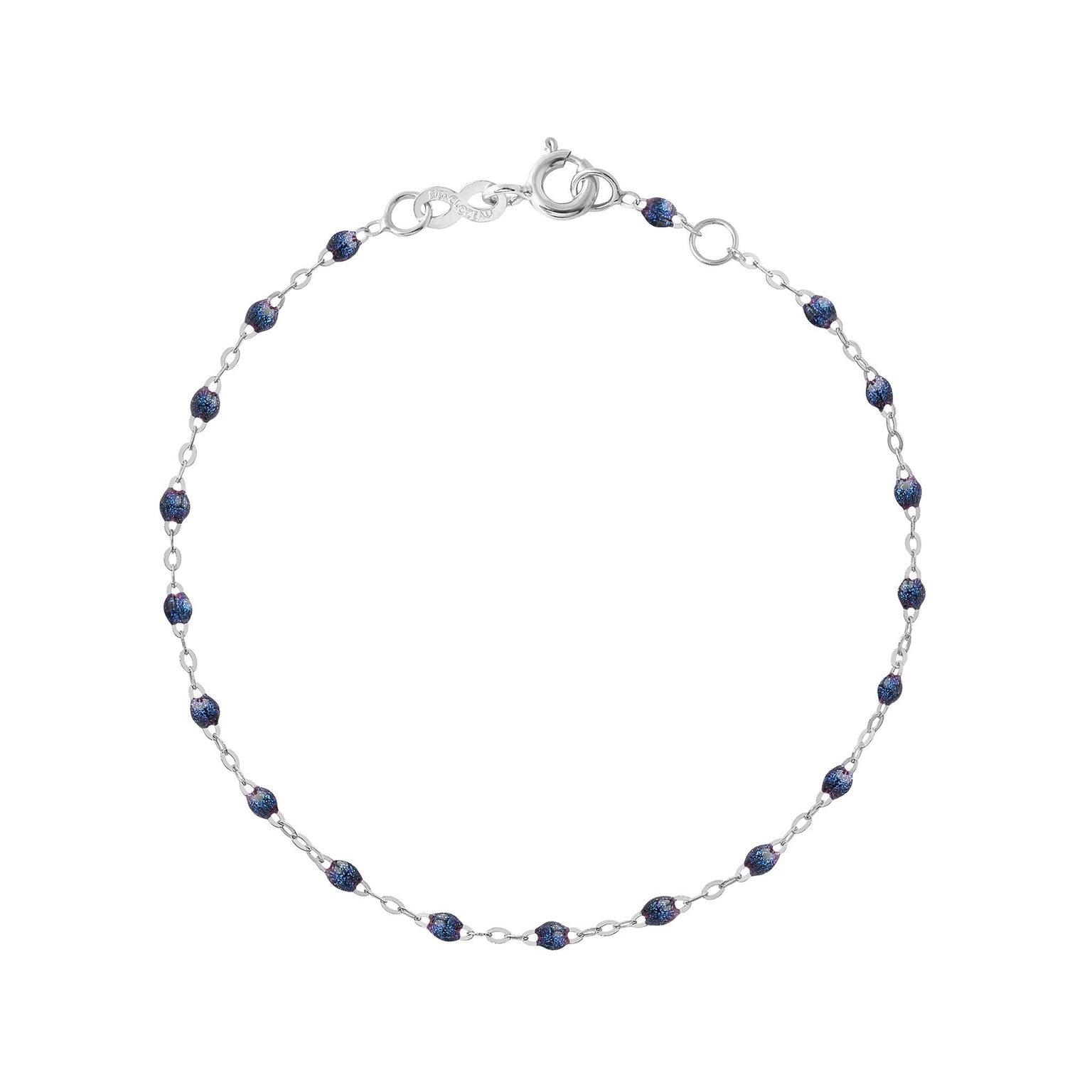 Gigi Clozeau - Bracelet nuit Classique Gigi, or blanc, 15 cm