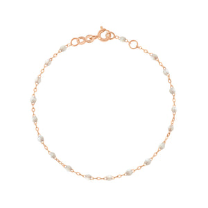 Gigi Clozeau - Bracelet opale Classique Gigi, or rose, 17 cm