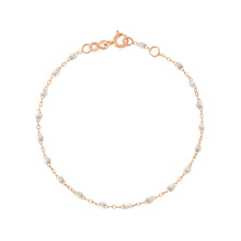 Gigi Clozeau - Bracelet opale Classique Gigi, or rose, 19 cm