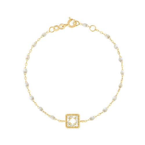 Gigi Clozeau - Bracelet opale Trésor, diamants, or jaune, 17 cm