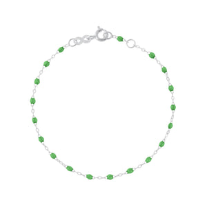Gigi Clozeau - Bracelet prairie Classique Gigi, or blanc, 18 cm