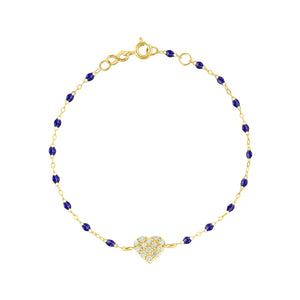 Gigi Clozeau - Bracelet prusse In Love, diamants, or jaune, 17 cm