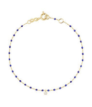 Gigi Clozeau - Bracelet prusse Mini Gigi, or jaune, 1 diamant, 17 cm