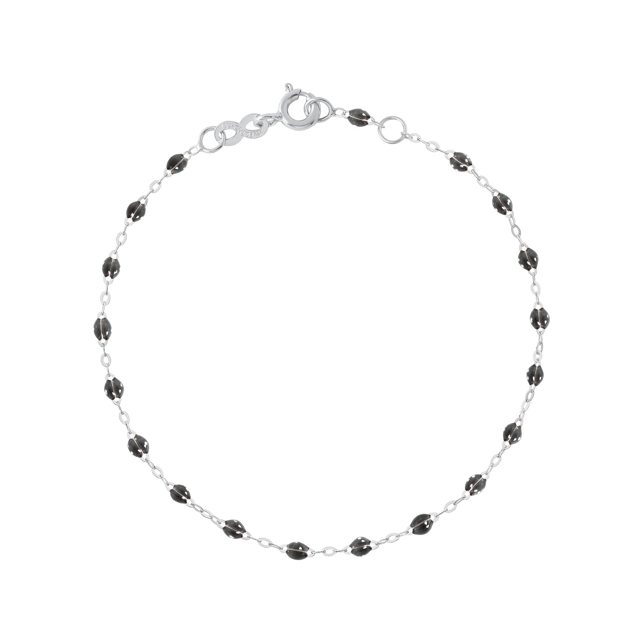 Gigi Clozeau - Bracelet quartz Classique Gigi, or blanc, 18 cm