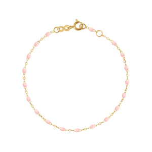 Gigi Clozeau - Bracelet rose bébé Classique Gigi, or jaune, 17 cm