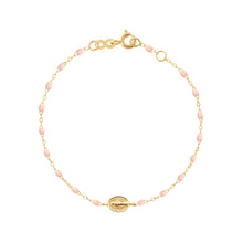 Gigi Clozeau - Bracelet rose bébé Madone or jaune, 17 cm