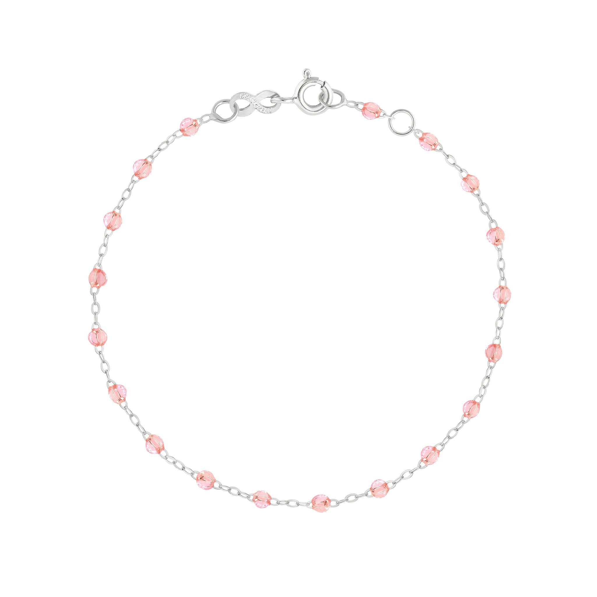 Gigi Clozeau - Bracelet rosée Classique Gigi, or blanc, 19 cm