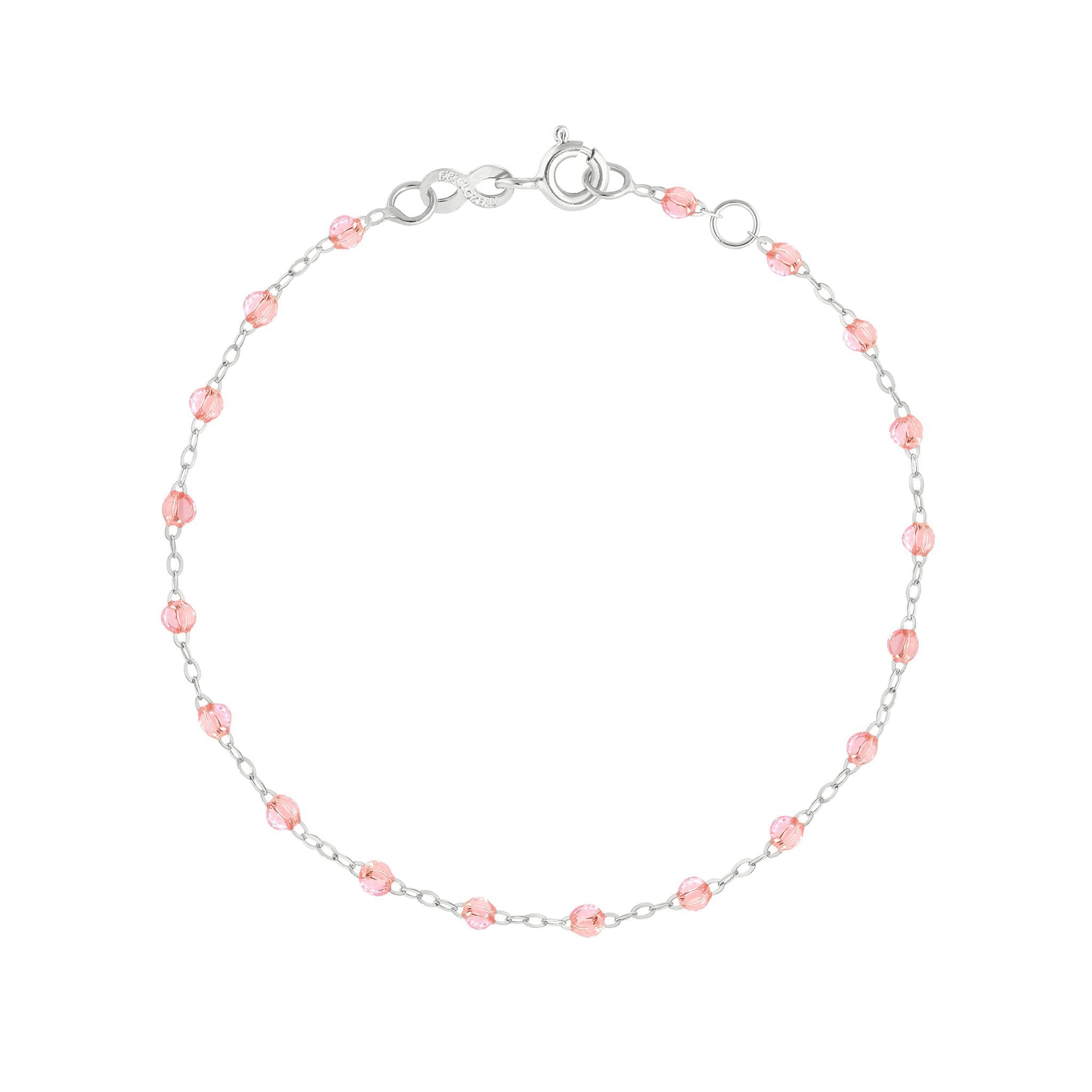 Gigi Clozeau - Bracelet rosée Classique Gigi, or blanc, 18 cm