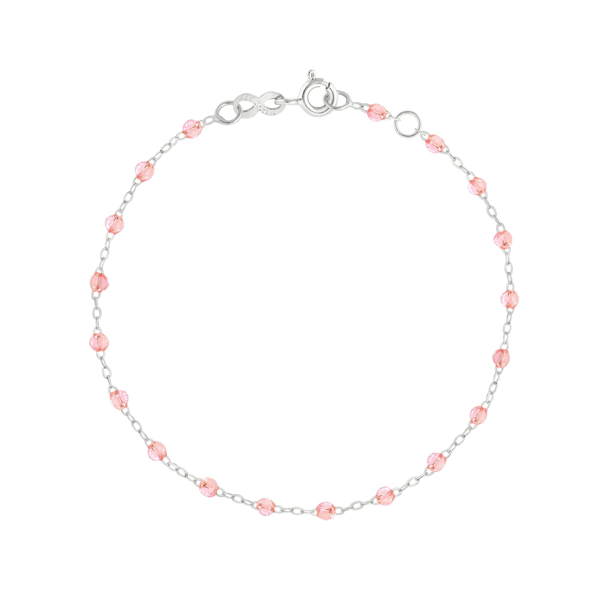 Gigi Clozeau - Bracelet rosée Classique Gigi, or blanc, 17 cm