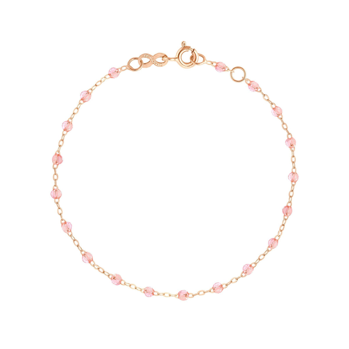 Bracelet rosée Classique Gigi, or rose, 19 cm