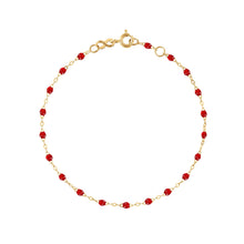 Gigi Clozeau - Bracelet rubis Classique Gigi, or jaune, 15 cm
