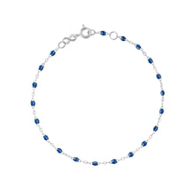 Gigi Clozeau - Bracelet saphir Classique Gigi, or blanc, 18 cm